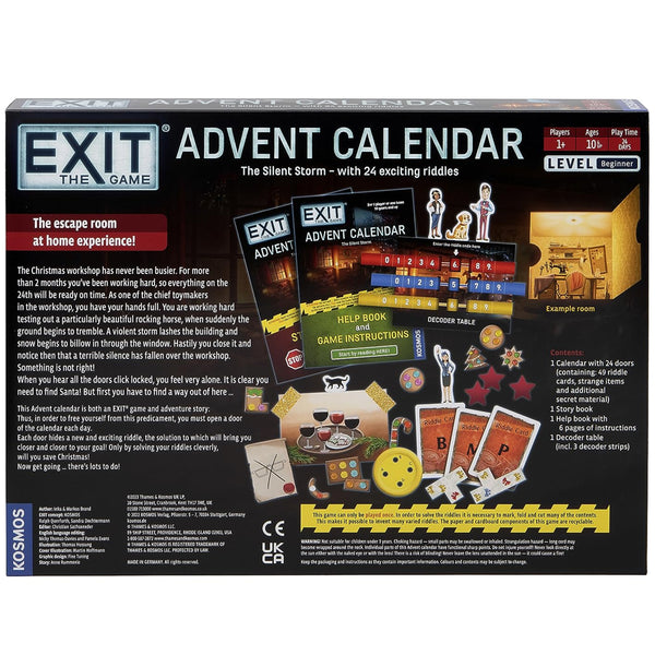 Exit Advent Calendar The Silent Storm Board Game Bandit