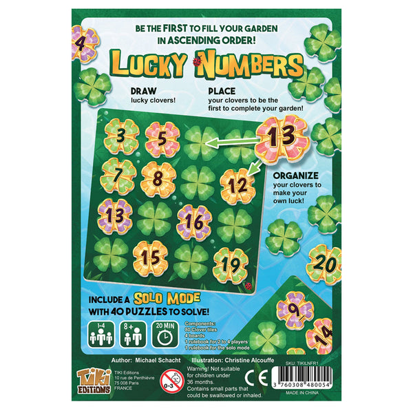 Lucky Numbers Game | Board Game Bandit Canada