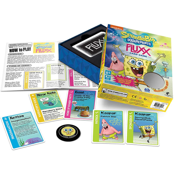 SpongeBob Squarepants Fluxx Card Game | Board Game Bandit Canada